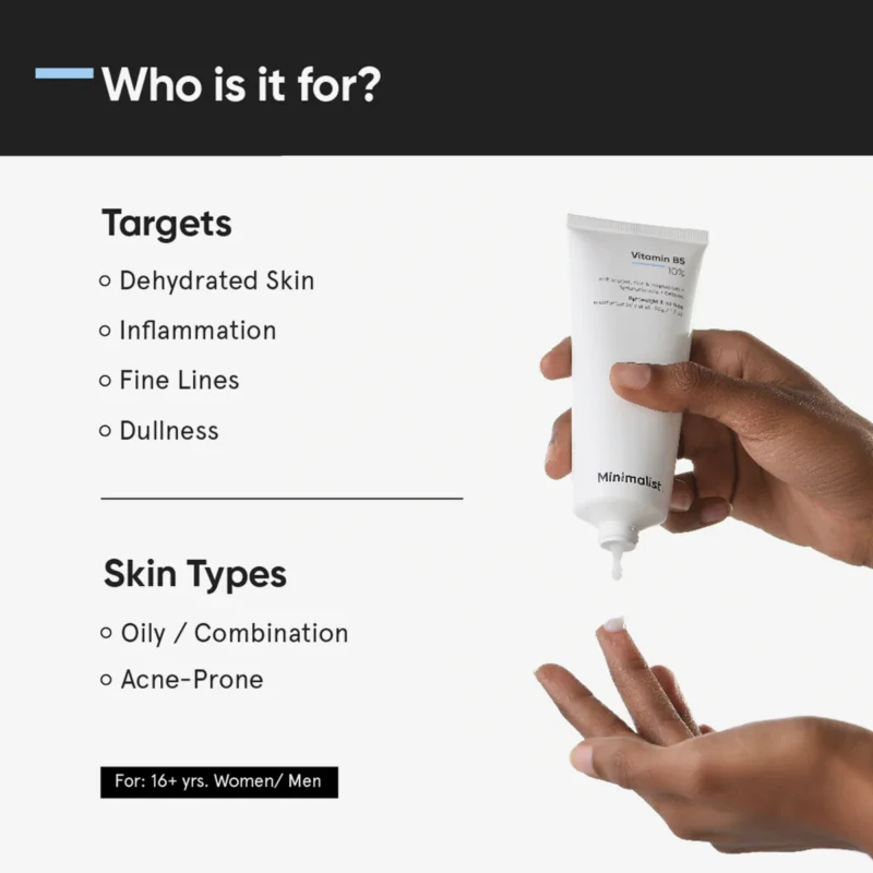 Buy Minimalist Vitamin B5 10% Moisturizer 50g