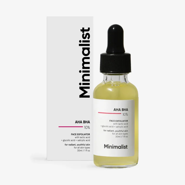 Buy Minimalist AHA BHA 10% Face Exfoliator in Nepal from Beautix Nepal. Original product with COD and nationwide delivery.