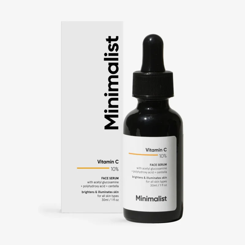 Buy Minimalist Vitamin C 10% Face Serum in Nepal at Beautix Nepal. Brighten skin, improve texture, and enjoy fast local delivery.