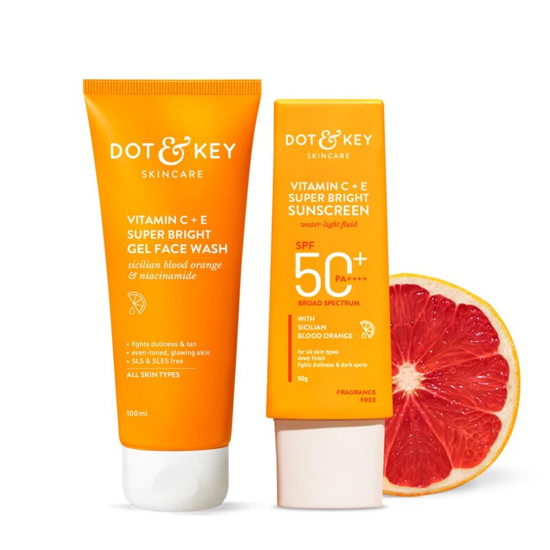 Buy Dot & Key Vitamin C SPF 50+ Sunscreen in Nepal from Beautix Nepal. Brightening, lightweight, no white cast. Fast delivery available.