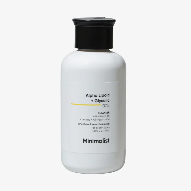 Buy Minimalist Alpha Lipoic + Glycolic 7% Cleanser in Nepal from Beautix Nepal. Original product with COD and fast delivery.