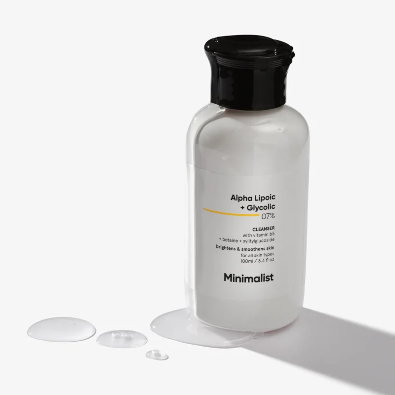Buy Minimalist Alpha Lipoic + Glycolic 7% Cleanser in Nepal from Beautix Nepal. Original product with COD and fast delivery.