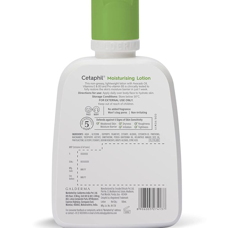 Hydrate sensitive skin with Cetaphil Moisturizing Lotion 100ml. Buy authentic, gentle moisturizer in Nepal at Beautix Nepal.