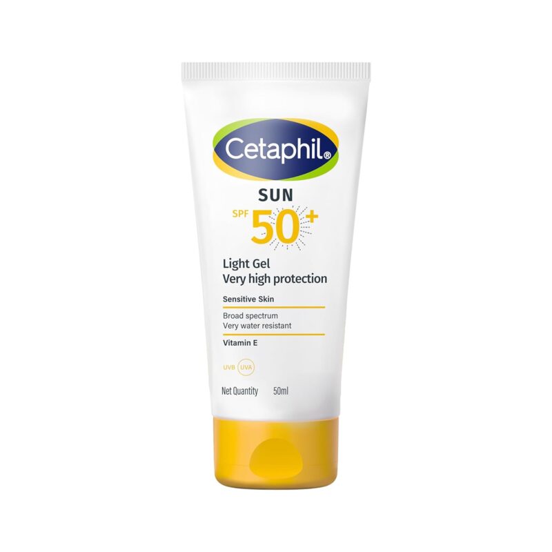 Buy Cetaphil Sun SPF 50 Light Gel in Nepal at Beautix Nepal. Lightweight, non-greasy sunscreen for oily & sensitive skin. Fast delivery.