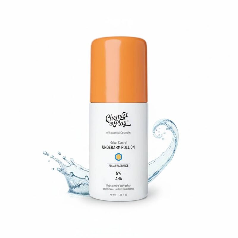 Buy Chemist At Play Aqua Fragrance Roll On 40ml in Nepal at Beautix Nepal. Lightweight, refreshing, and perfect for daily use.