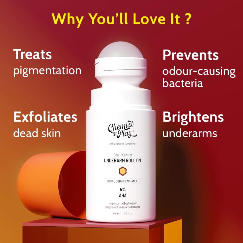 Buy Chemist at Play Royal Oudh Roll On in Nepal at Beautix Nepal. Long-lasting odor control, original product with fast nationwide delivery.