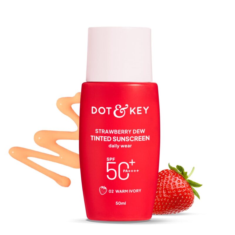 Buy Dot & Key Strawberry Dew Tinted Sunscreen SPF 50+ in Nepal. Natural glow + high protection. Shop authentic at Beautix Nepal.