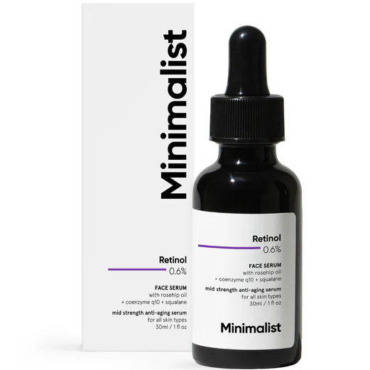 Buy Minimalist Retinol 0.6% Face Serum in Nepal from Beautix Nepal. Helps improve skin texture and reduce early signs of aging.