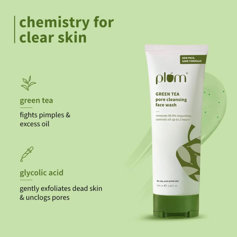 Buy Plum Green Tea Face Wash in Nepal for oil control and pore cleansing. 100% authentic at Beautix Nepal with fast delivery.