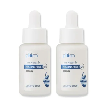 Buy Plum Rice Water & Niacinamide Serum in Nepal at Beautix Nepal. Brightens skin, reduces dark spots & refines pores. Fast delivery nationwide.