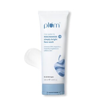 Plum goodness 2% Niacinamide & Rice Water Simply Bright Face Wash 100ml