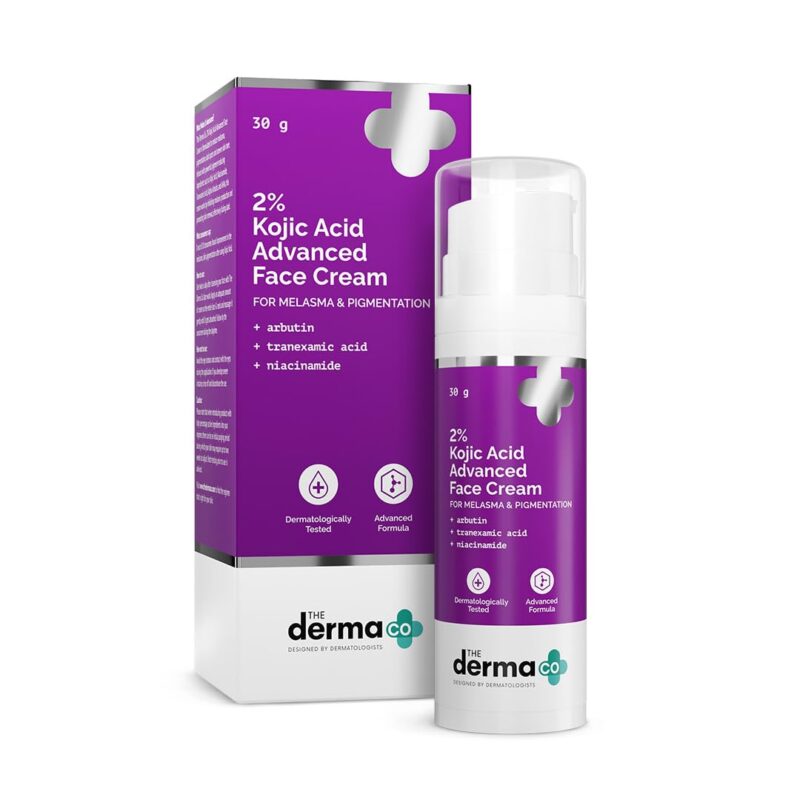 Buy THE DERMA CO. 2% Kojic Acid Cream for pigmentation in Nepal at Beautix Nepal. Reduce dark spots and acne marks. 100% authentic.