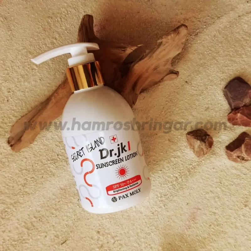 Buy Pax Moly SPF50+++ Sunscreen Lotion in Nepal at Beautix Nepal. Lightweight, hydrating daily sun protection for all skin types.