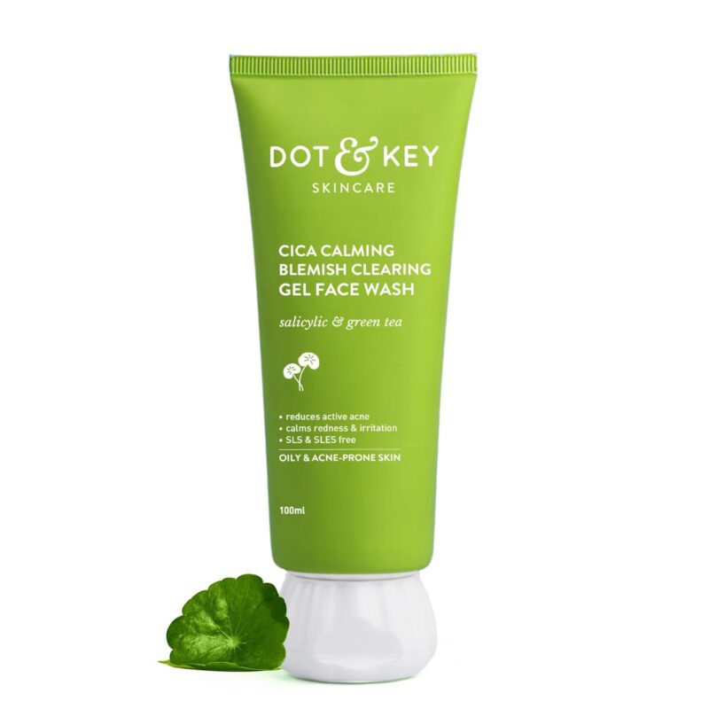 Buy Dot & Key CICA Acne Face Wash in Nepal from Beautix Nepal. Clears pimples, controls oil & soothes skin. 100% original with COD available.