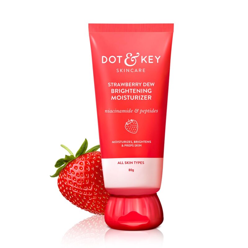 Buy Dot & Key Strawberry Brightening Moisturizer in Nepal from Beautix Nepal. Lightweight hydration with Niacinamide glow care.