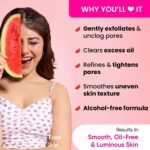 Dot &Buy Dot & Key Watermelon Glycolic Toner in Nepal from Beautix Nepal. AHA toner for pores, oil control, and smoother skin.ey Watermelon + Glycolic Acid Pore Tightening Toner 150ml