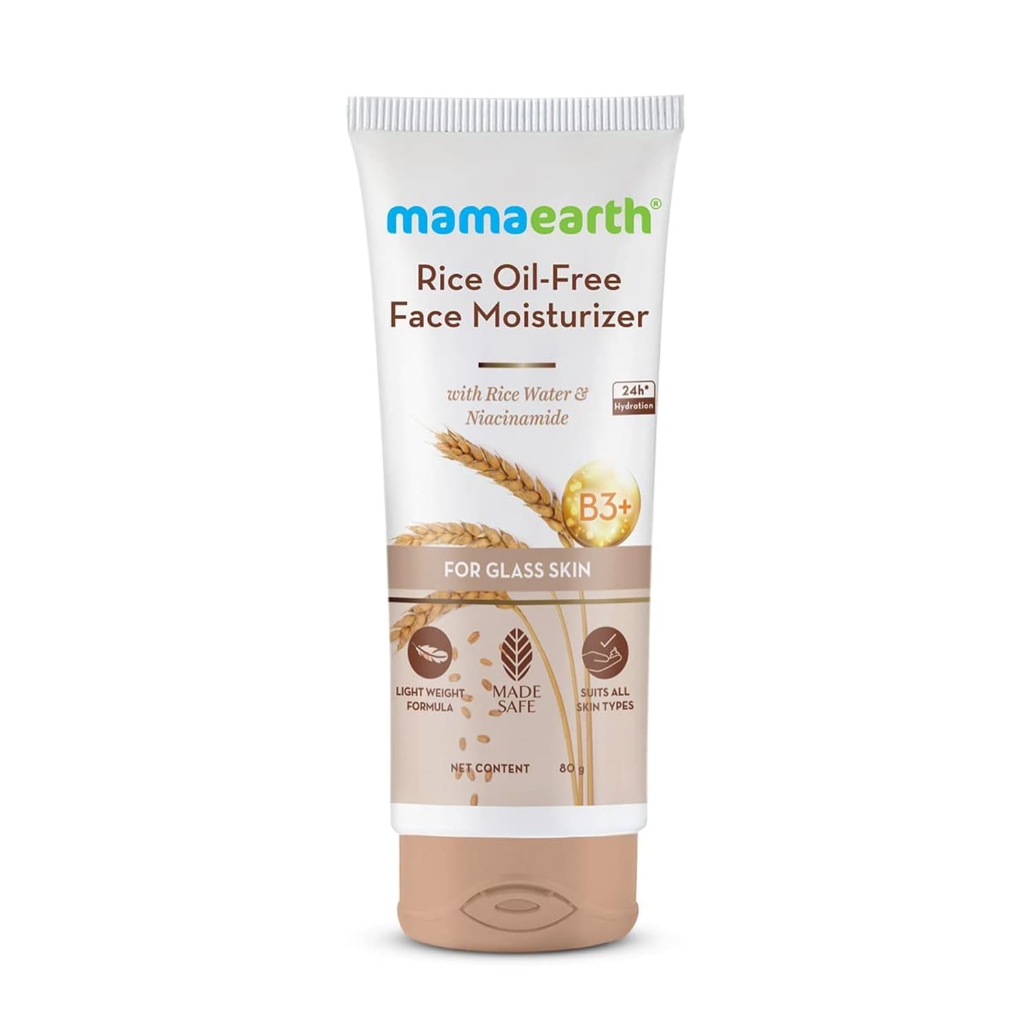 Mamaearth Rice Oil-Free Face Moisturizer 80g
