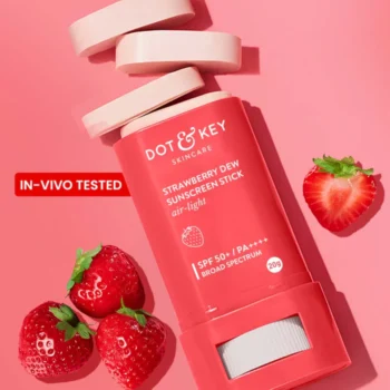 Buy Dot & Key Strawberry Dew Sunscreen Stick SPF 50 PA++++ in Nepal from Beautix Nepal. 100% genuine product with fast delivery nationwide.