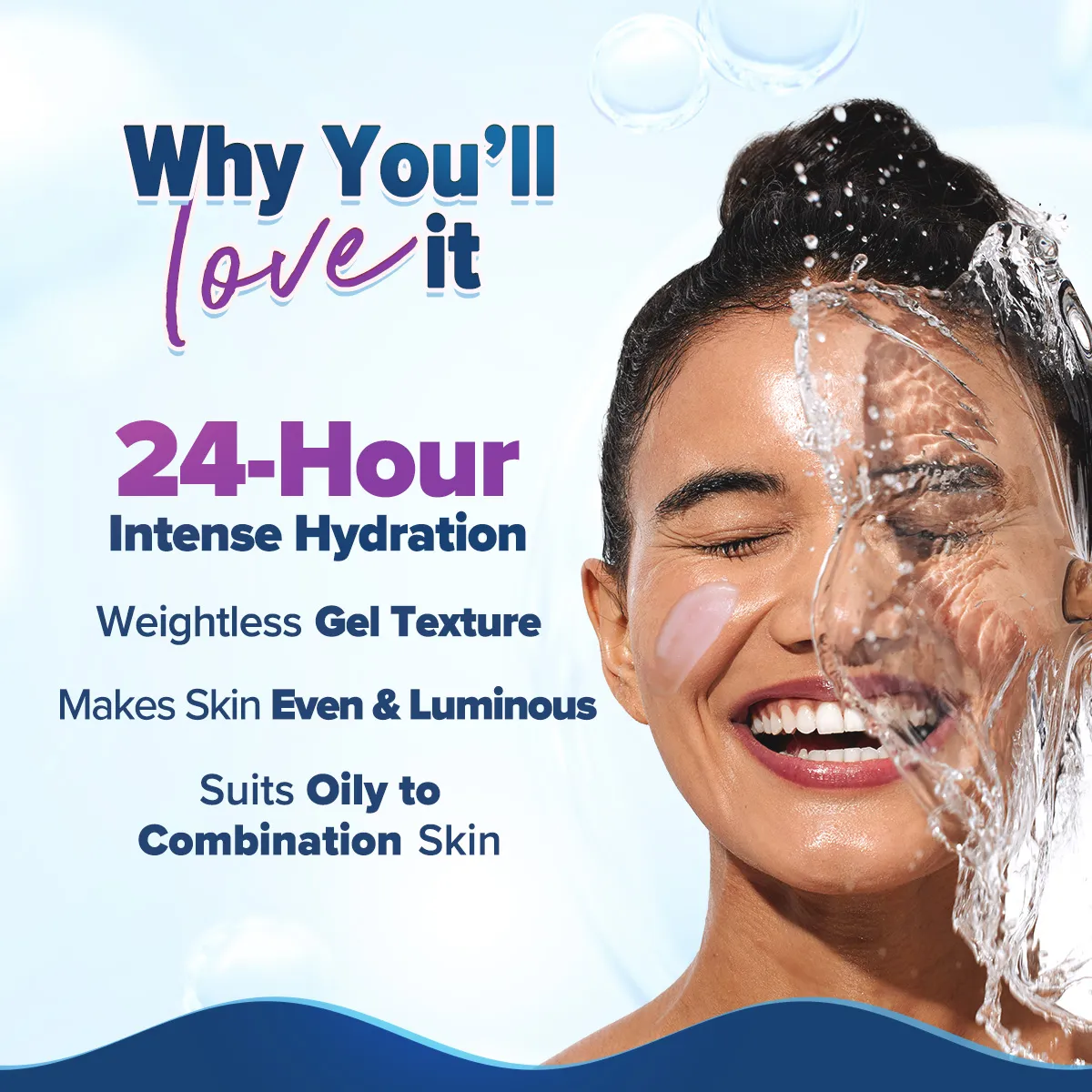 Aqualogica Illuminate + Hydra Gel Moisturizer 200g (8) Buy Aqualogica Illuminate+ Hydra Gel Moisturizer 200g in Nepal from Beautix Nepal. Lightweight gel hydration for soft, fresh-looking skin.