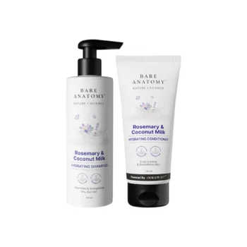 Bare Anatomy Rosemary & Coconut Milk Shampoo 200ml & Conditioner 150ml