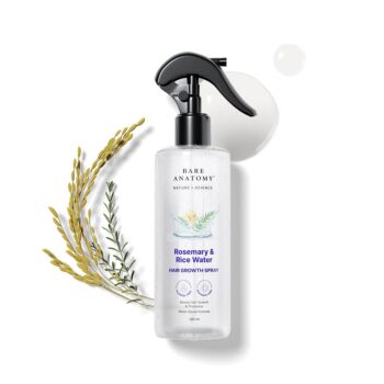 Buy Bare Anatomy Rosemary Rice Water Hair Growth Spray 200ml in Nepal from Beautix Nepal. Shop genuine haircare products with nationwide delivery.