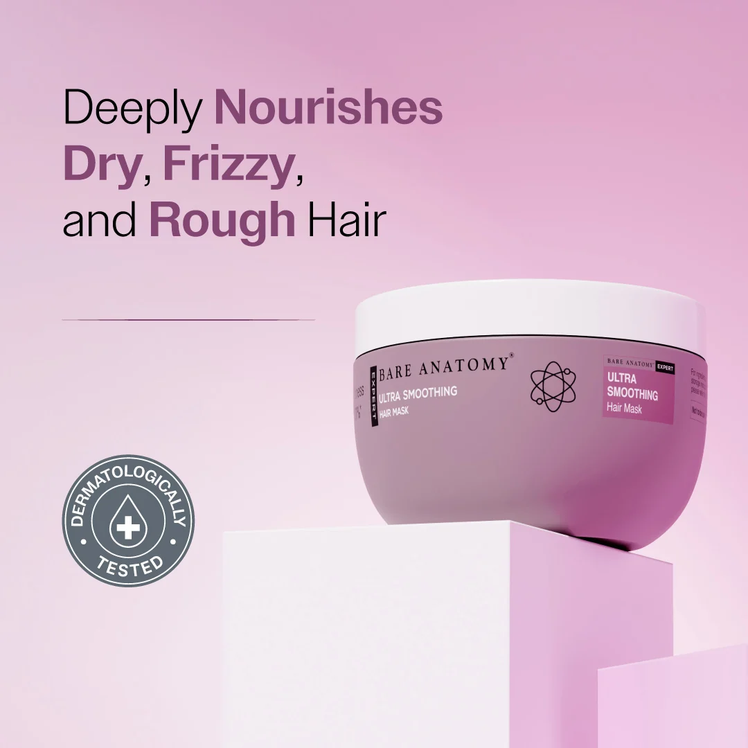 Bare Anatomy Ultra Smoothing Hair Mask - 250gm (7) Buy Bare Anatomy Ultra Smoothing Hair Mask 250g in Nepal. Condition dry, rough and frizzy hair with genuine haircare from Beautix Nepal.