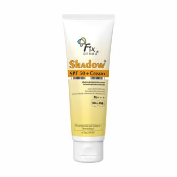 uy Fixderma Shadow SPF 50+ Cream in Nepal from Beautix Nepal. High SPF daily sunscreen to help protect skin from UVA and UVB rays.