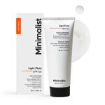 Buy Minimalist Light Fluid SPF 50 Sunscreen 50g in Nepal from Beautix Nepal. Lightweight daily sunscreen for high-level UV protection.