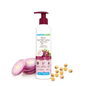 Buy Mamaearth Onion Shampoo 250ml in Nepal from Beautix Nepal. Onion-based shampoo for cleansing and hair-fall-focused haircare routines.