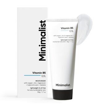 Buy Minimalist Vitamin B5 Moisturizer 50g in Nepal from Beautix Nepal. Lightweight daily moisturizer for soft, smooth and hydrated-looking skin.
