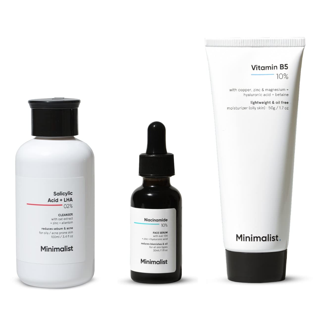 Minimalist Salicylic Acid +LHA Cleanser Moisturizer & Salicylic Acid Serum 1 (2) Minimalist Salicylic Acid +LHA Cleanser Moisturizer & Salicylic Acid Serum 1 (1)