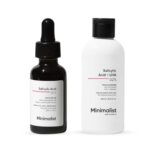 Minimalist Salicylic Acid Acne Control Kit | Salicylic Acid Cleanser + 2% BHA Serum | Acne Treatment for Oily Skin, Blackheads & Clogged Pores