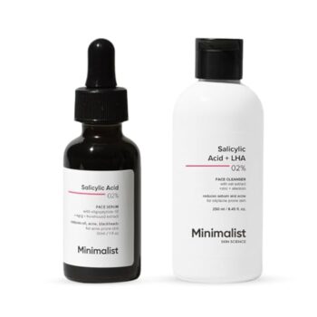Minimalist Salicylic Face Serum & Salicylic Acid + LHA Cleanser