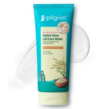 Buy Pilgrim Korean Rice Water Hydra Glow Gel Face Wash 100ml in Nepal from Beautix Nepal. Gentle cleansing for fresh, hydrated-looking skin.