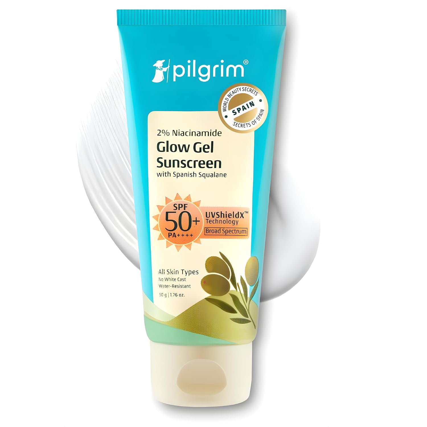 Piligrim 2% Niacinamide Glow Gel Sunscreen 50g Buy Pilgrim 2% Niacinamide Glow Sunscreen 50g in Nepal from Beautix Nepal. Daily sun protection with Niacinamide for a brighter-looking complexion.