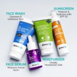 The Derma Co. Facewash Moisturizer, Serum Sunscreen