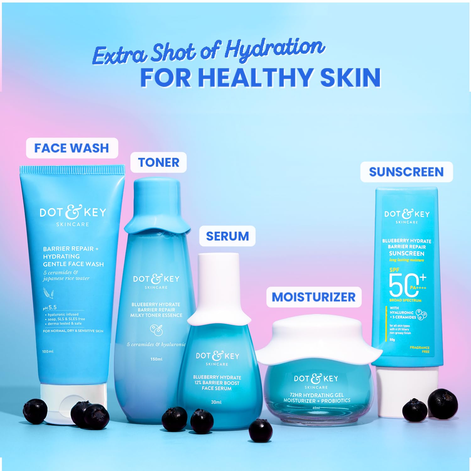 Dot & Key Blueberry Hydrate Barrier Repair Milky Toner 150ml (2) Shop Dot & Key Blueberry Hydrate Barrier Repair Milky Toner 150ml at Beautix Nepal. COD available with delivery across Nepal.